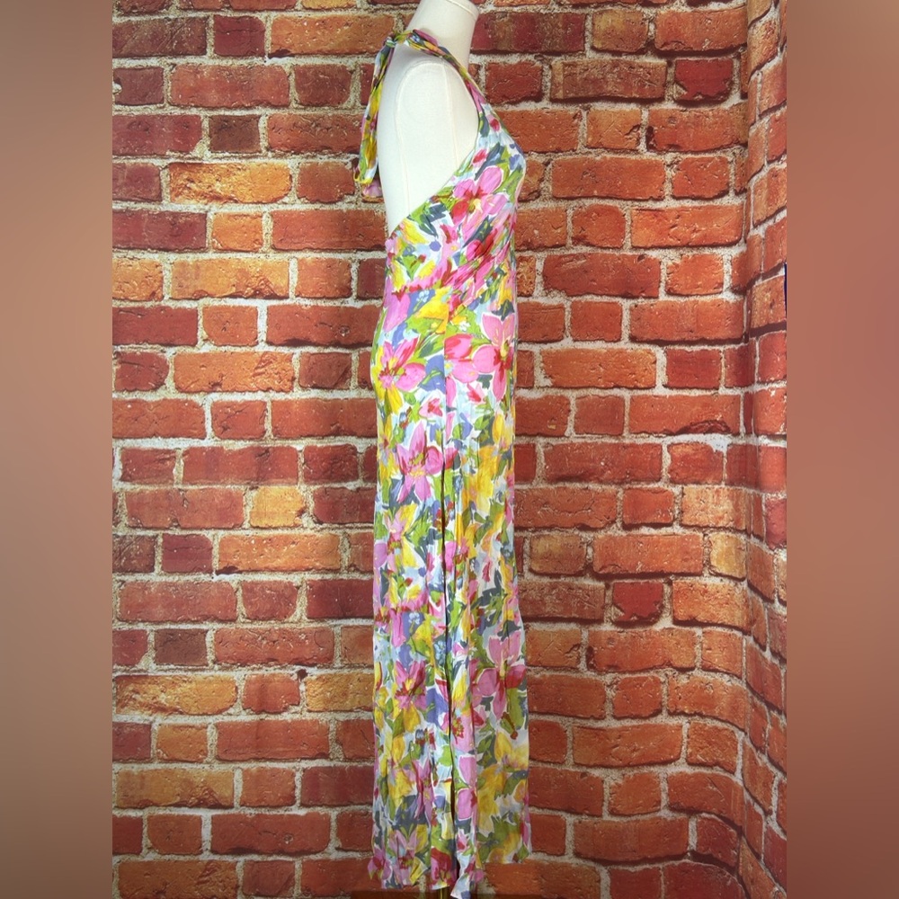 Lucy Paris Multicolor Floral Maxi Dress Size XS Cottagecore Coquette Boho‎ Flowy - Picture 5 of 14